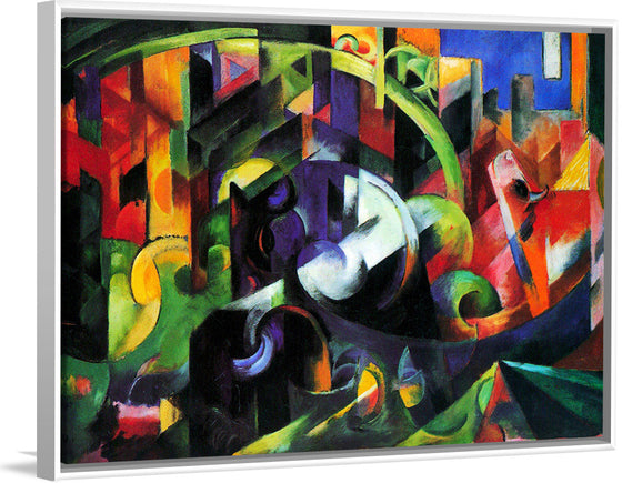 "Abstract With Cattle", Franz Marc