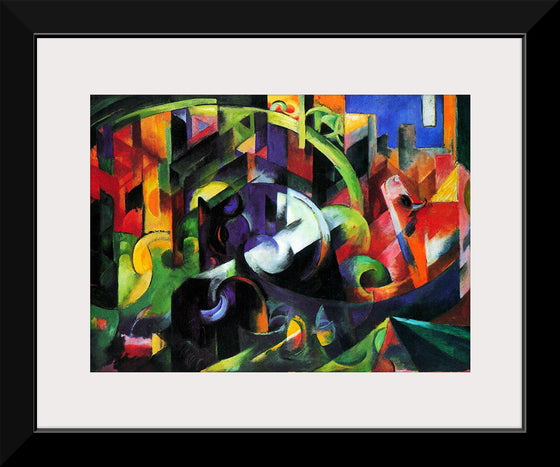 "Abstract With Cattle", Franz Marc