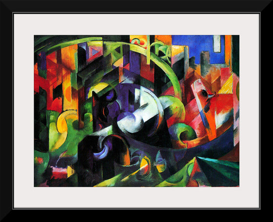 "Abstract With Cattle", Franz Marc