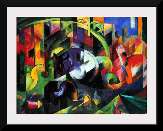 "Abstract With Cattle", Franz Marc