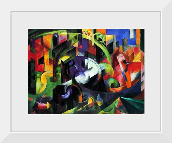 "Abstract With Cattle", Franz Marc