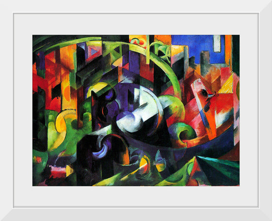 "Abstract With Cattle", Franz Marc