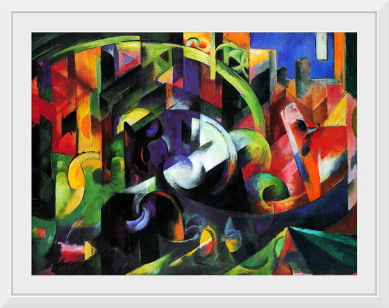 "Abstract With Cattle", Franz Marc