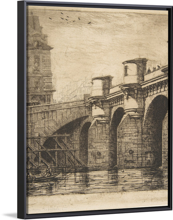 "Pont-Neuf, Paris", Charles Meryon