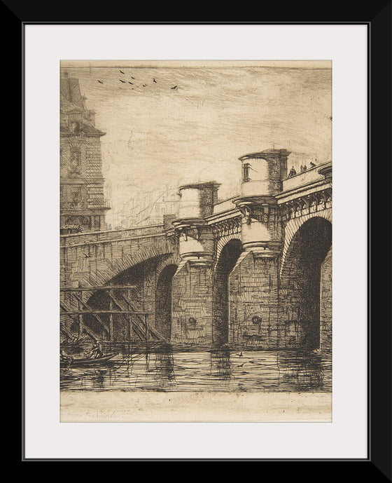 "Pont-Neuf, Paris", Charles Meryon