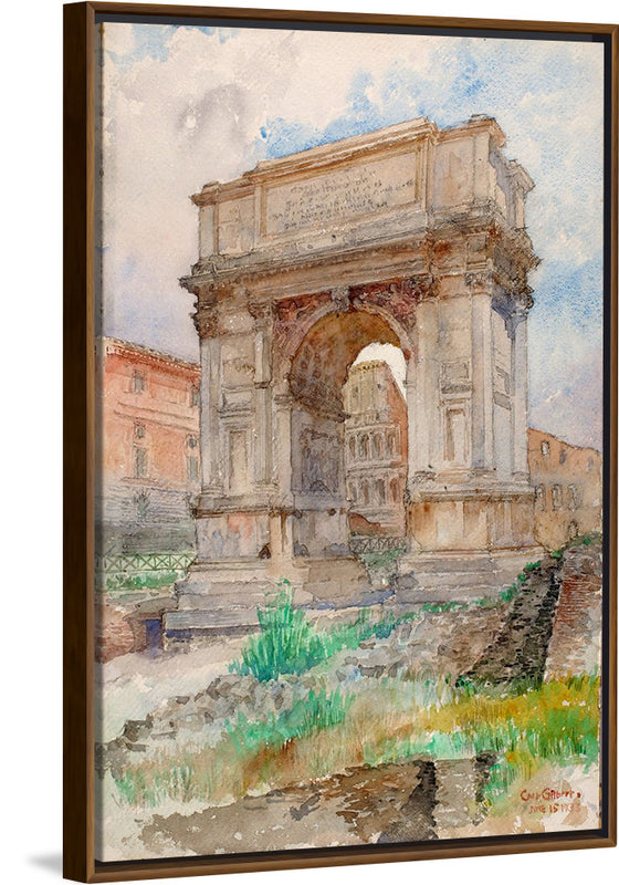 "Arch of Titus, Rome", Cass Gilbert