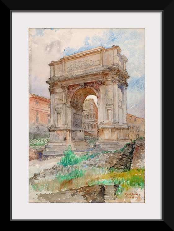 "Arch of Titus, Rome", Cass Gilbert