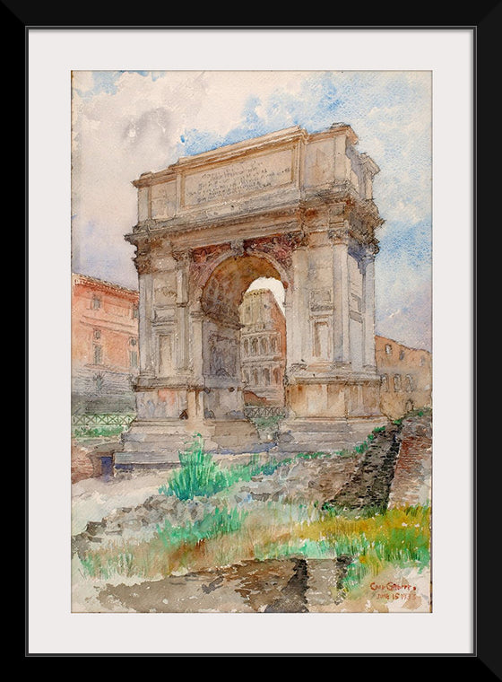 "Arch of Titus, Rome", Cass Gilbert