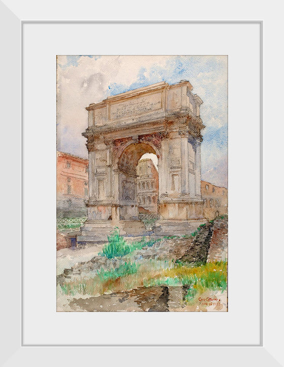 "Arch of Titus, Rome", Cass Gilbert