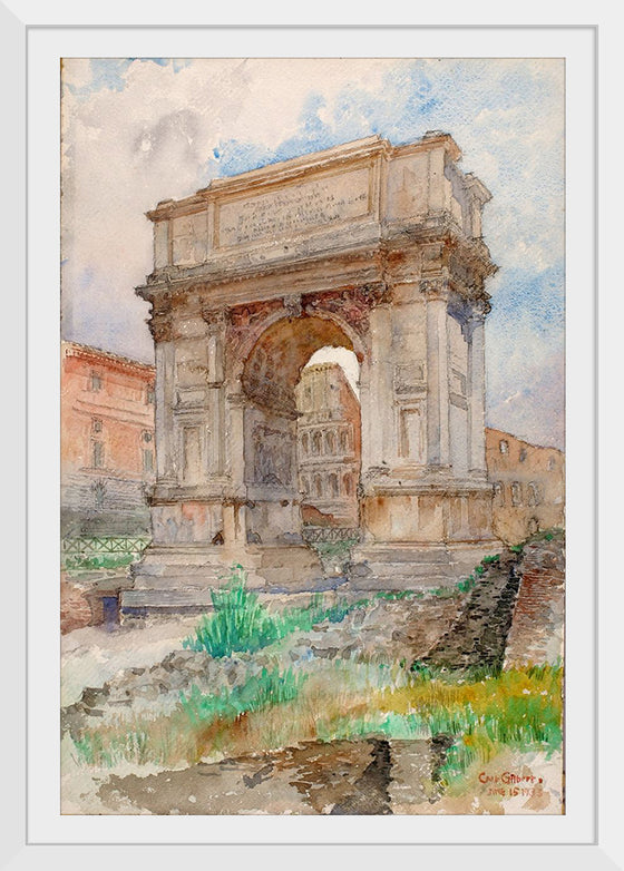 "Arch of Titus, Rome", Cass Gilbert