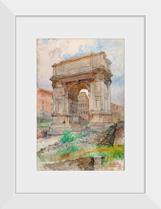 "Arch of Titus, Rome", Cass Gilbert