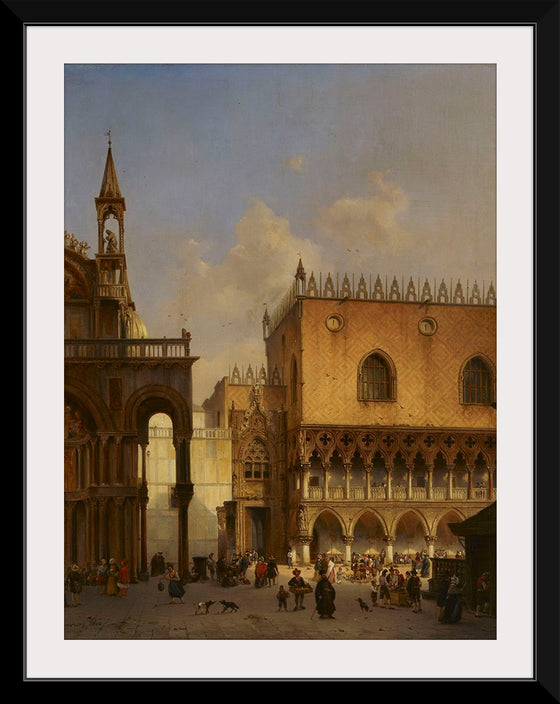 "St Mark's Square in Venice, 1844", Ivo Ambroise Vermeersch
