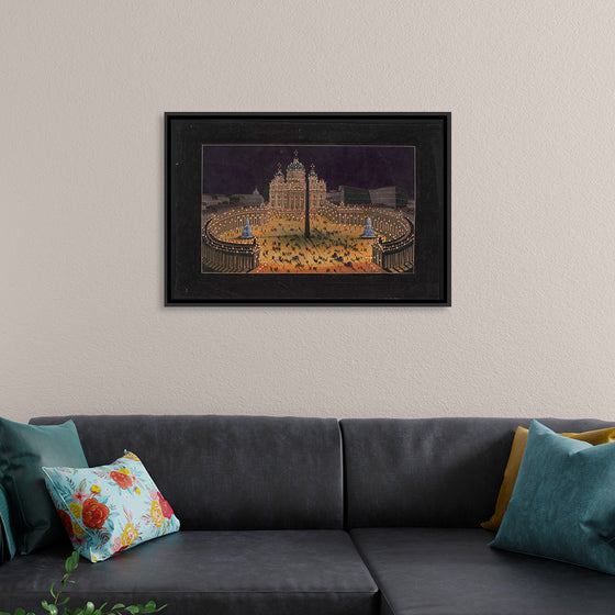 "St. Peter's Basilica and the Piazza San Pietro, Vatican City, Rome"