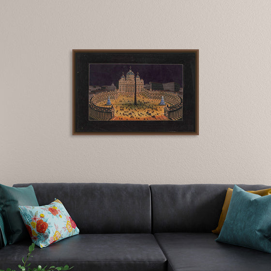 "St. Peter's Basilica and the Piazza San Pietro, Vatican City, Rome"