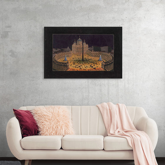 "St. Peter's Basilica and the Piazza San Pietro, Vatican City, Rome"