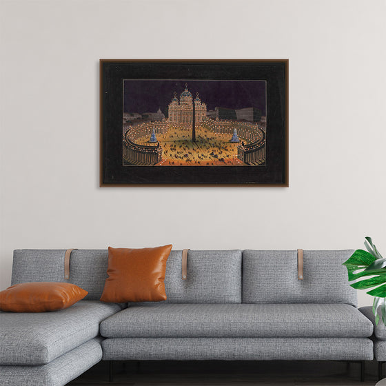 "St. Peter's Basilica and the Piazza San Pietro, Vatican City, Rome"