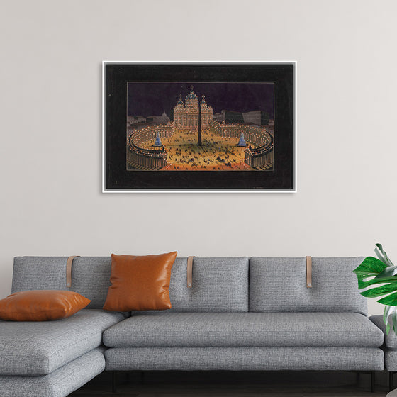 "St. Peter's Basilica and the Piazza San Pietro, Vatican City, Rome"