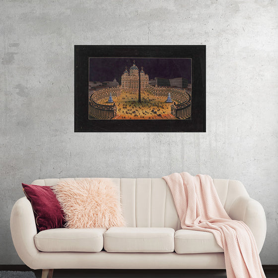 "St. Peter's Basilica and the Piazza San Pietro, Vatican City, Rome"