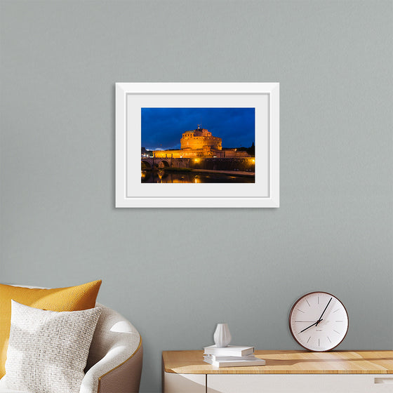 "Castel Sant'Angelo at dusk, Rome, Italy",  Gary Todd