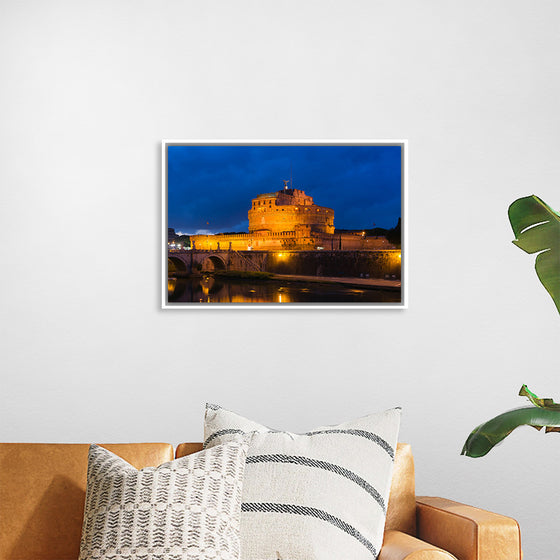 "Castel Sant'Angelo at dusk, Rome, Italy",  Gary Todd