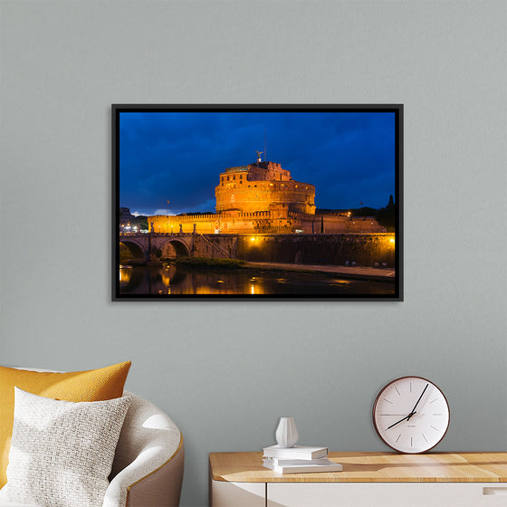 "Castel Sant'Angelo at dusk, Rome, Italy",  Gary Todd