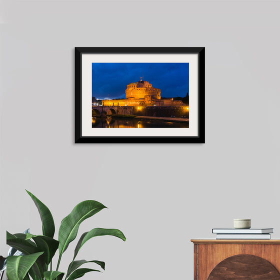 "Castel Sant'Angelo at dusk, Rome, Italy",  Gary Todd