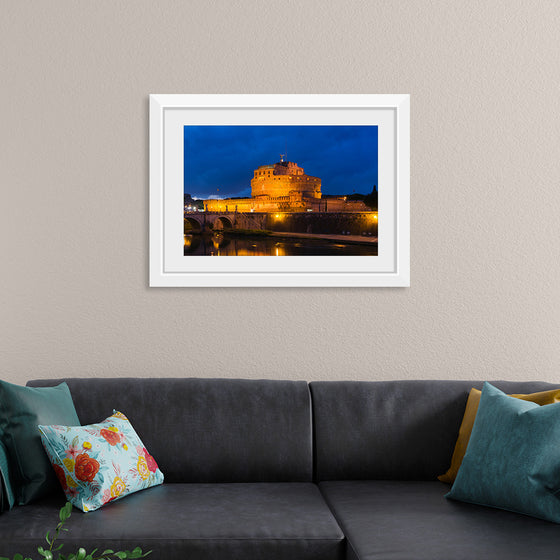 "Castel Sant'Angelo at dusk, Rome, Italy",  Gary Todd