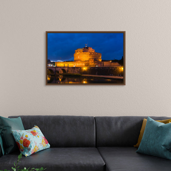 "Castel Sant'Angelo at dusk, Rome, Italy",  Gary Todd