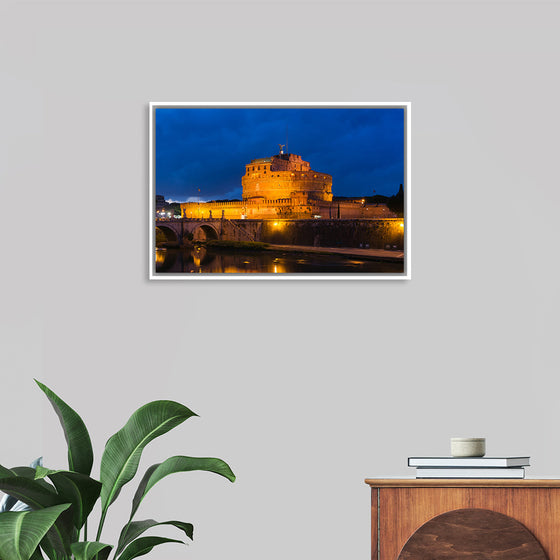 "Castel Sant'Angelo at dusk, Rome, Italy",  Gary Todd