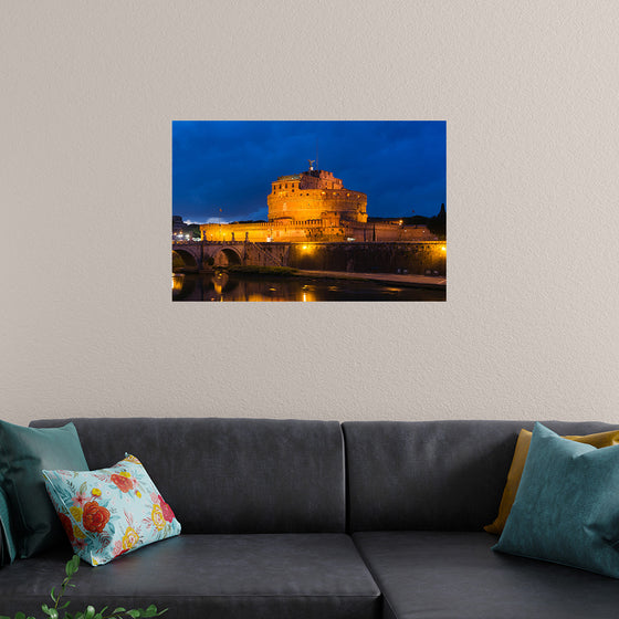 "Castel Sant'Angelo at dusk, Rome, Italy",  Gary Todd