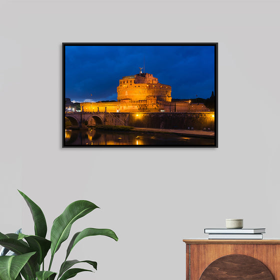 "Castel Sant'Angelo at dusk, Rome, Italy",  Gary Todd