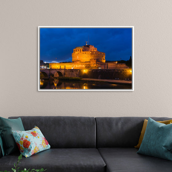 "Castel Sant'Angelo at dusk, Rome, Italy",  Gary Todd