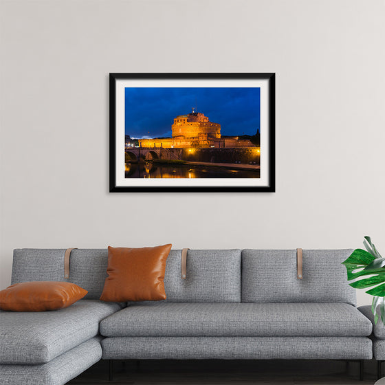 "Castel Sant'Angelo at dusk, Rome, Italy",  Gary Todd