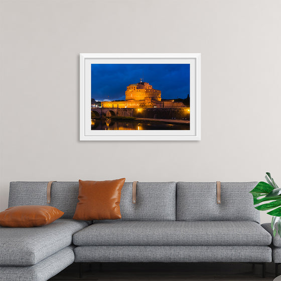 "Castel Sant'Angelo at dusk, Rome, Italy",  Gary Todd