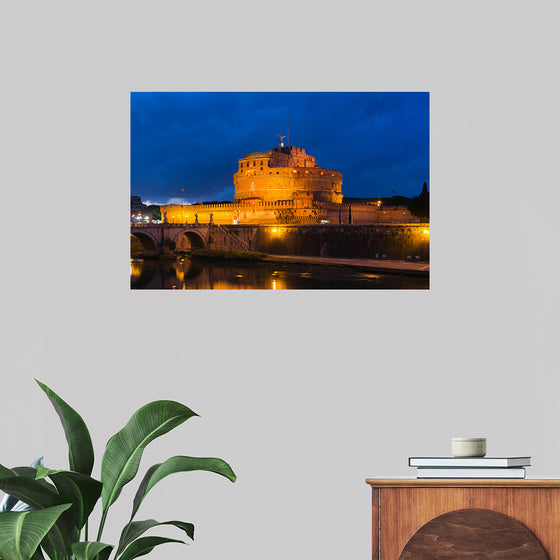 "Castel Sant'Angelo at dusk, Rome, Italy",  Gary Todd