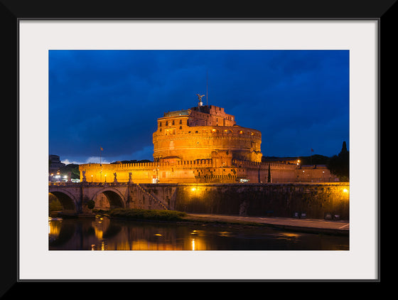 "Castel Sant'Angelo at dusk, Rome, Italy",  Gary Todd