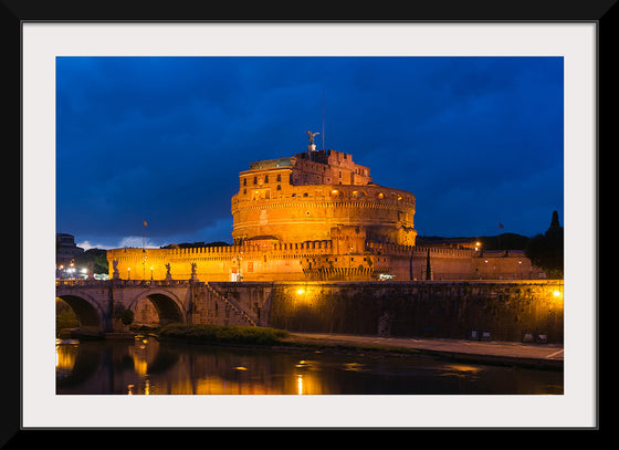 "Castel Sant'Angelo at dusk, Rome, Italy",  Gary Todd