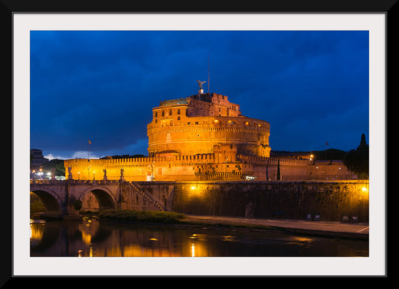 "Castel Sant'Angelo at dusk, Rome, Italy",  Gary Todd