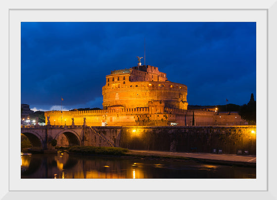 "Castel Sant'Angelo at dusk, Rome, Italy",  Gary Todd