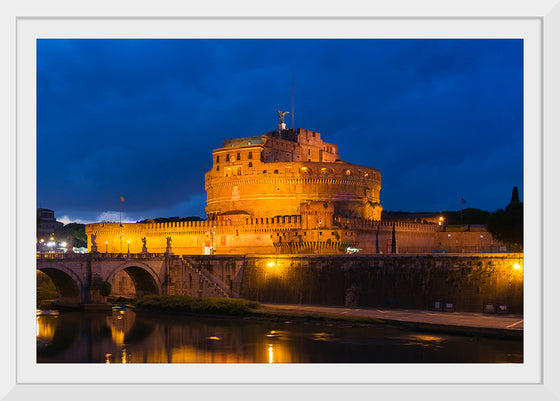 "Castel Sant'Angelo at dusk, Rome, Italy",  Gary Todd