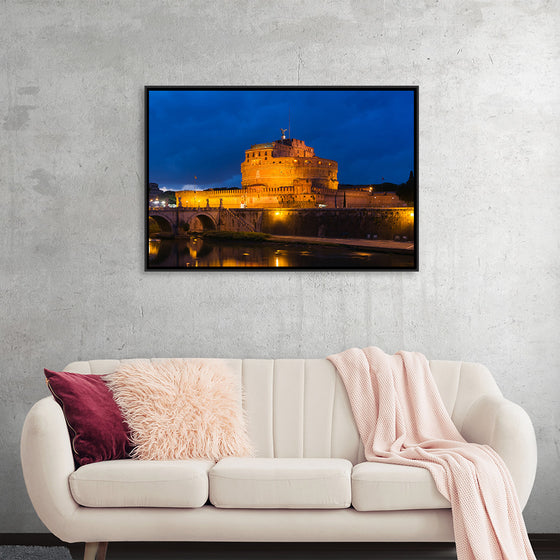 "Castel Sant'Angelo at dusk, Rome, Italy",  Gary Todd