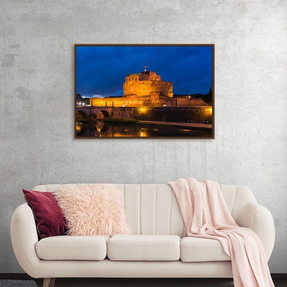 "Castel Sant'Angelo at dusk, Rome, Italy",  Gary Todd