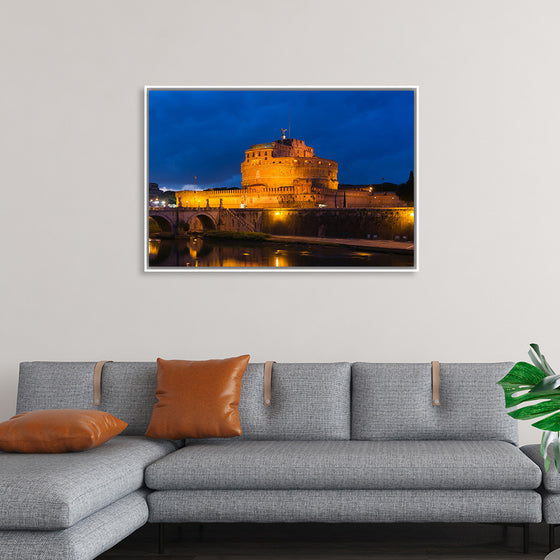 "Castel Sant'Angelo at dusk, Rome, Italy",  Gary Todd