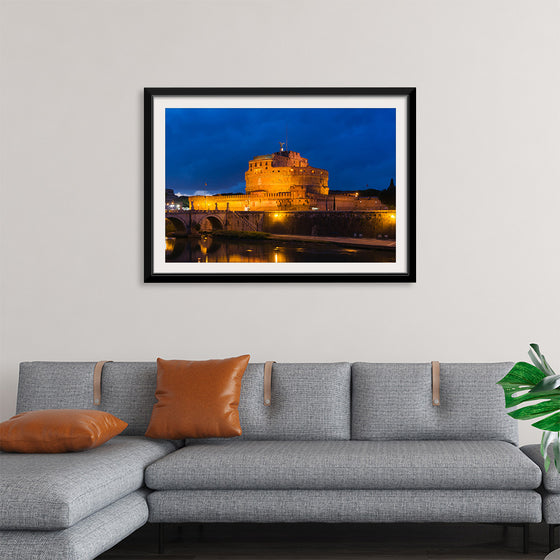 "Castel Sant'Angelo at dusk, Rome, Italy",  Gary Todd