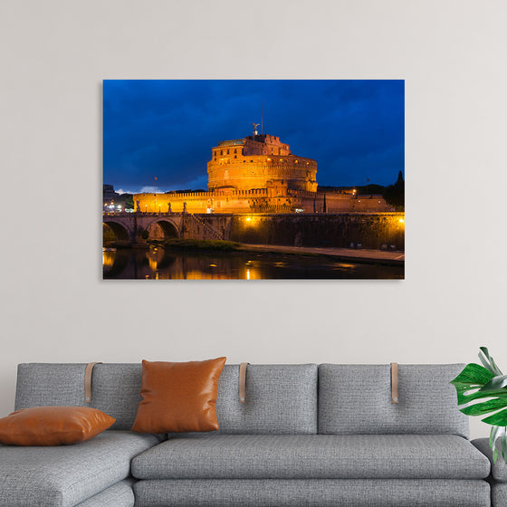 "Castel Sant'Angelo at dusk, Rome, Italy",  Gary Todd