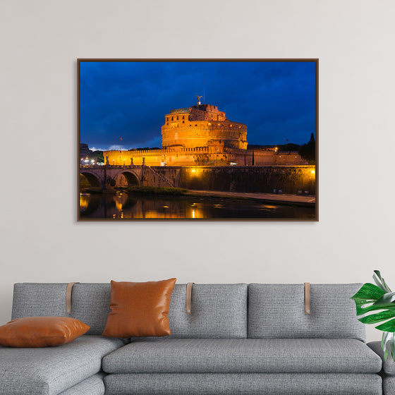 "Castel Sant'Angelo at dusk, Rome, Italy",  Gary Todd