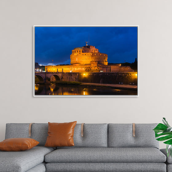 "Castel Sant'Angelo at dusk, Rome, Italy",  Gary Todd