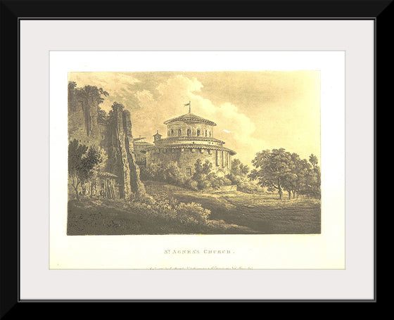 "Santa Costanza, Rome, cirka 1819"