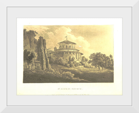 "Santa Costanza, Rome, cirka 1819"