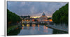 "Sant'Angelo bridge, dusk, Rome, Italy", Jebulon